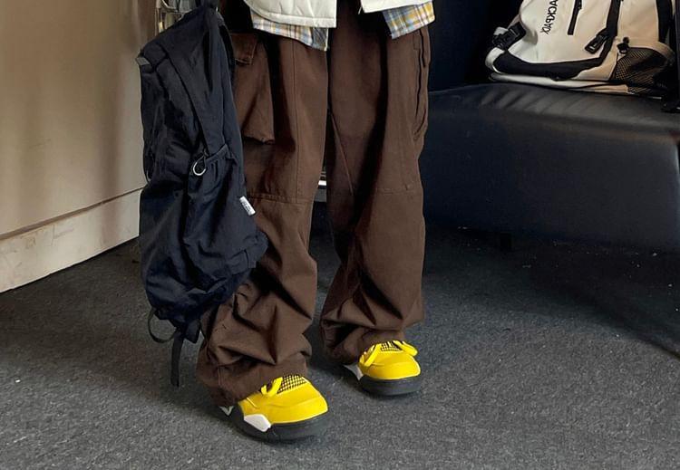 Hooded Padded Button-Up Jacket Product Image