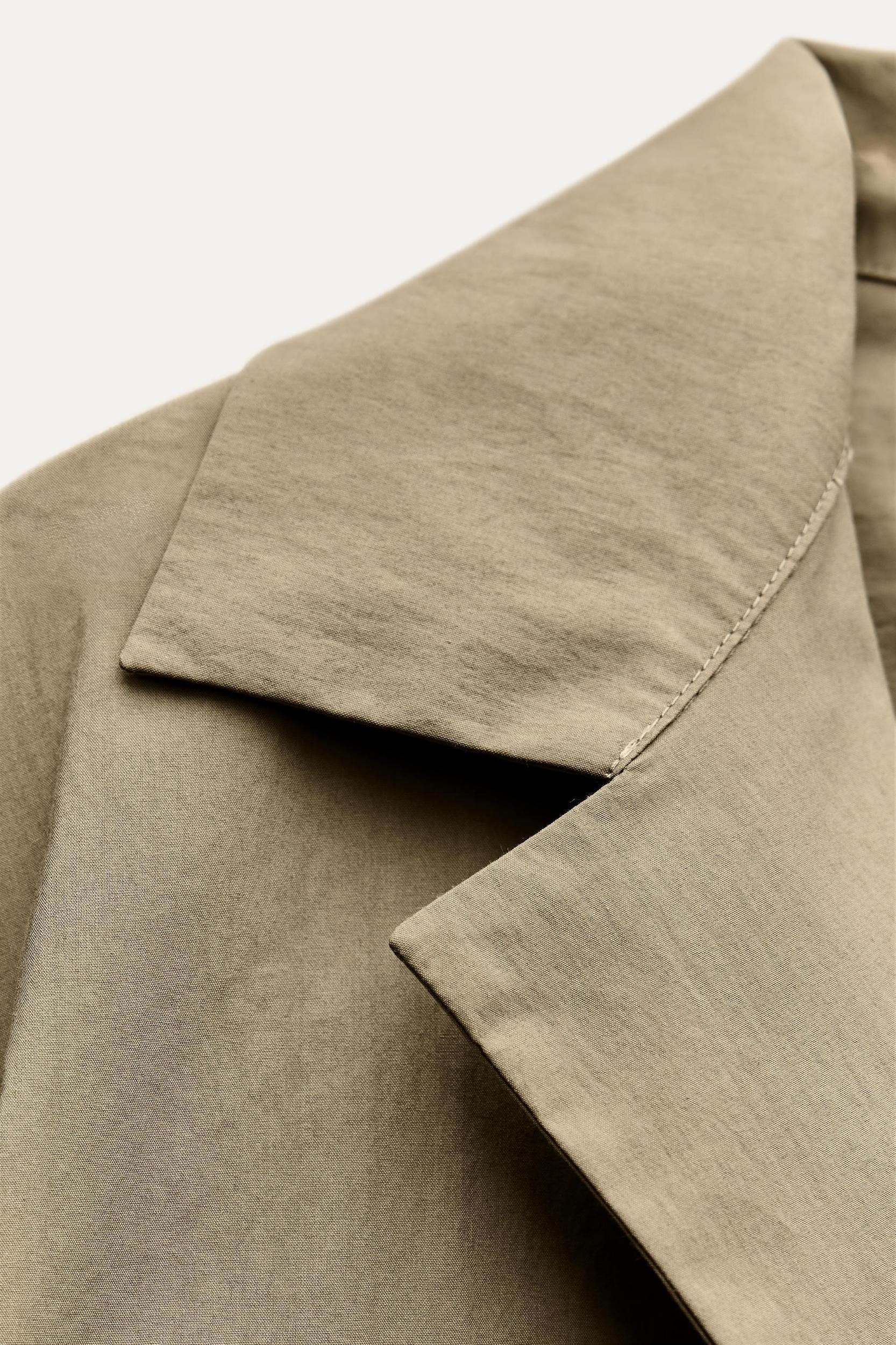 POPLIN POCKET SHIRT ZW COLLECTION Product Image
