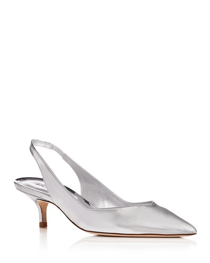 Stuart Weitzman Womens Eva 50 Slingback Pumps Product Image