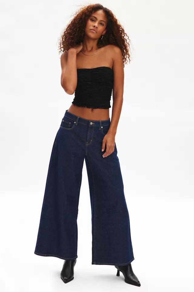 Urban Renewal Remnants Made In LA Ruched Lace Tube Top Womens at Urban Outfitters Product Image