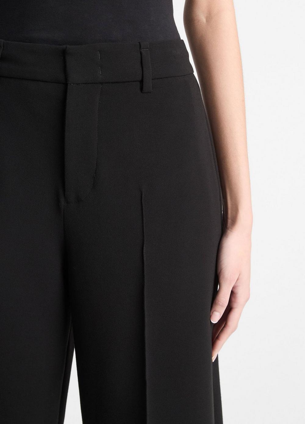 Womens Low-Rise Pintuck Short, Black, Size 2 Vince Product Image