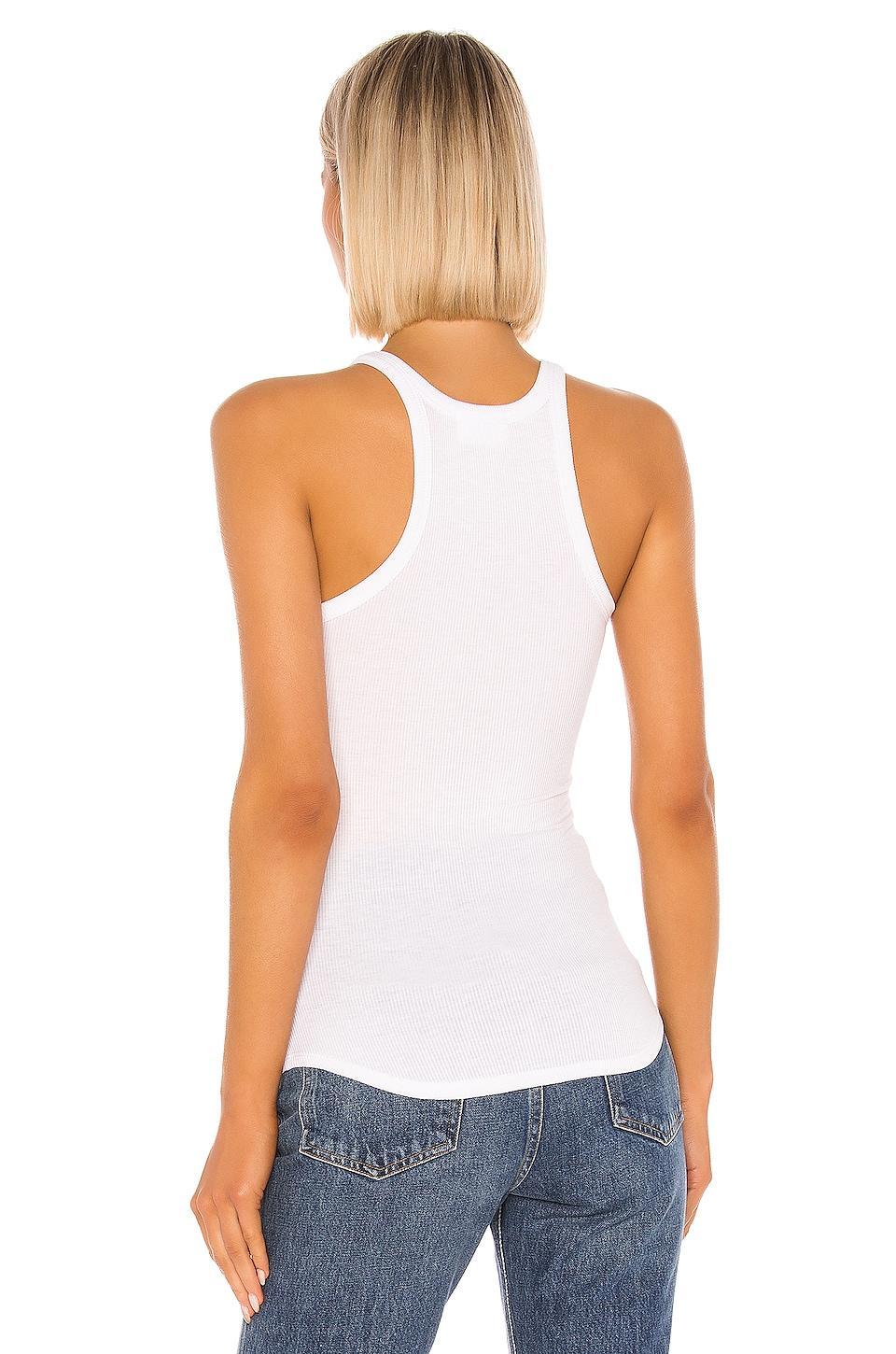 Ribbed Skinny Racer Tank LNA Product Image
