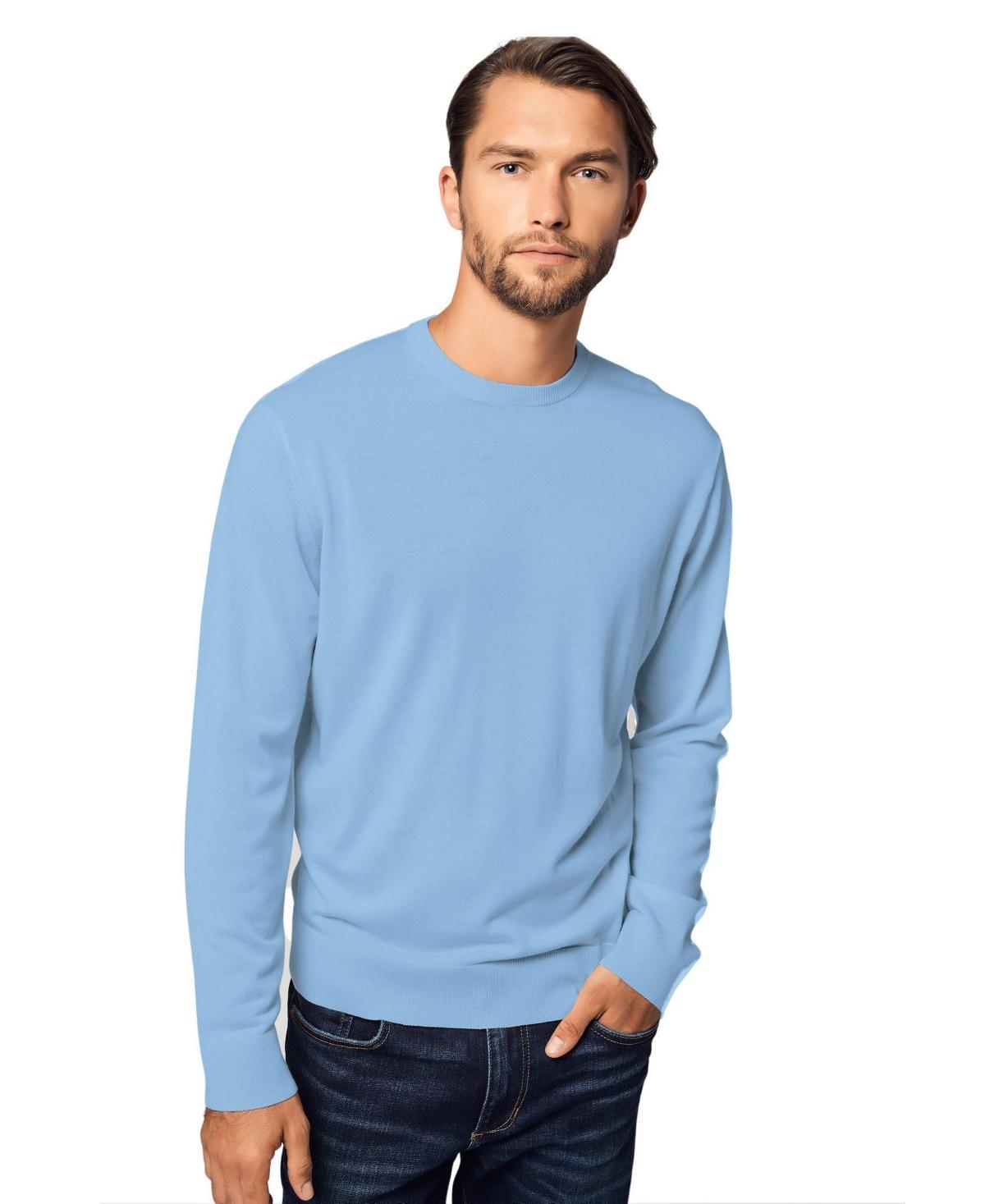 Bellemere Mens Pure Crew Neck Merino Sweater Product Image