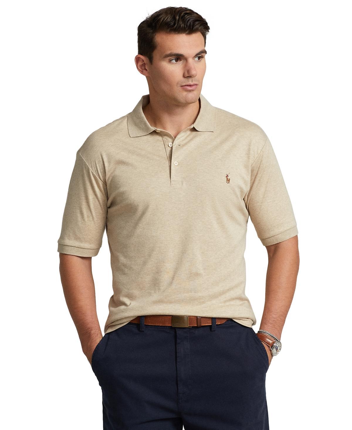 Polo Ralph Lauren Big  Tall Classic Fit Soft Cotton Multi-Colored Pony Polo Shirt Product Image