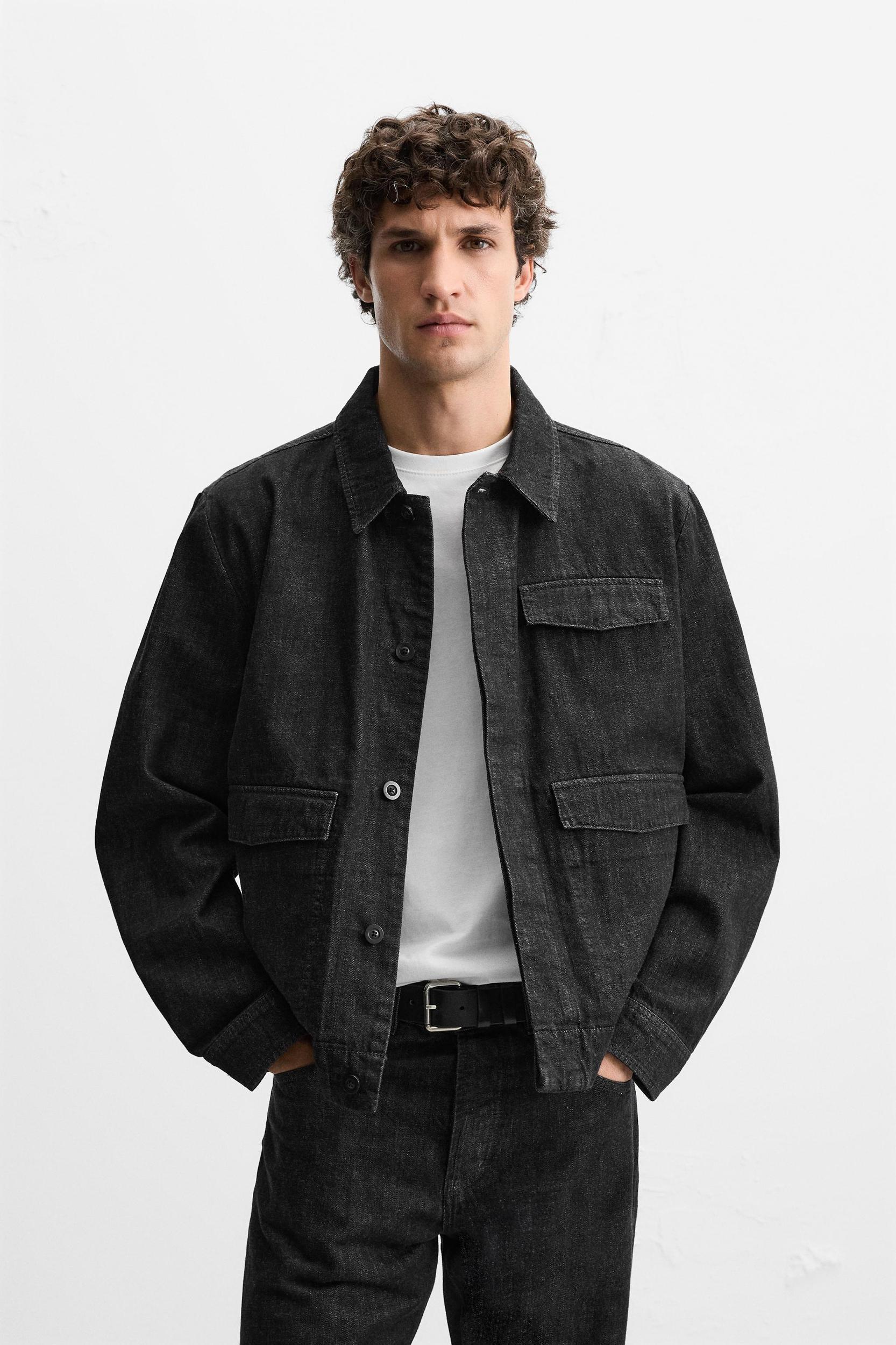 SELVEDGE DENIM OVERSHIRT Product Image