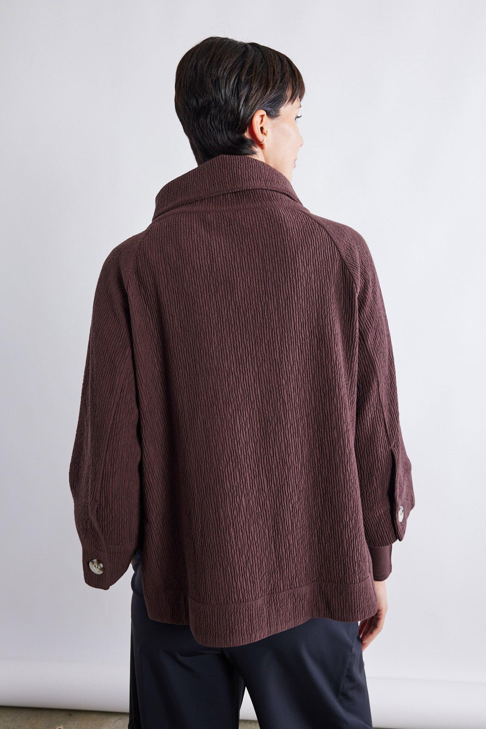 The Jacquard Mini Drama Jacket Product Image