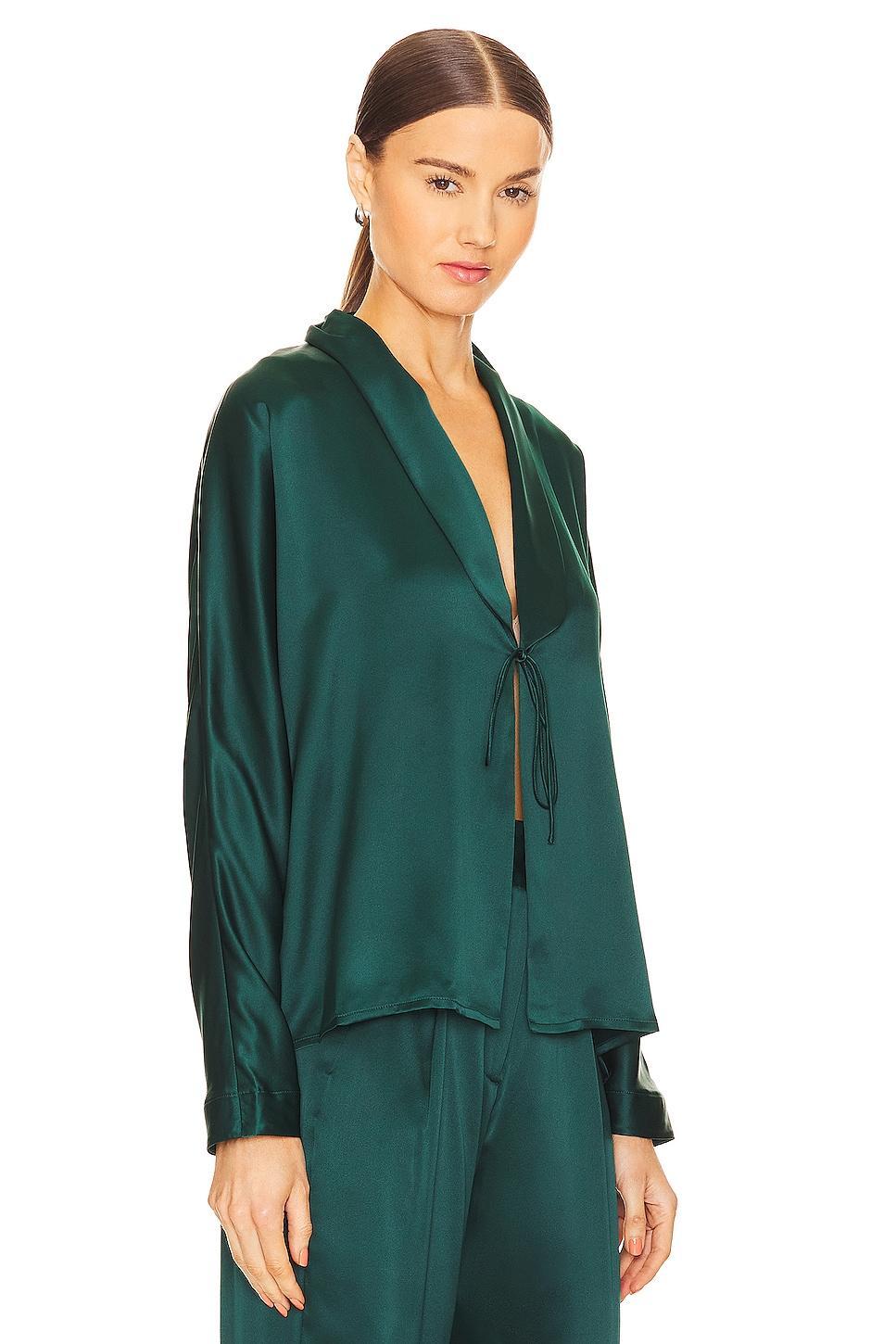 Shawl Collar Blouse The Sei Product Image