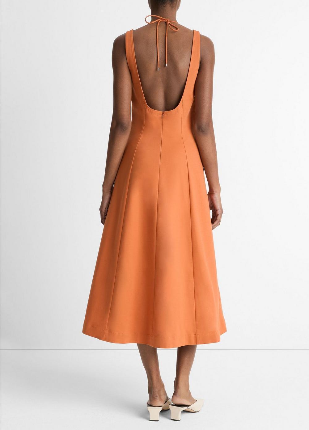Seamed Cotton Tank Dress Product Image