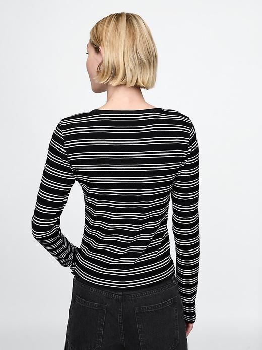 Modern Rib Cropped T-Shirt Product Image