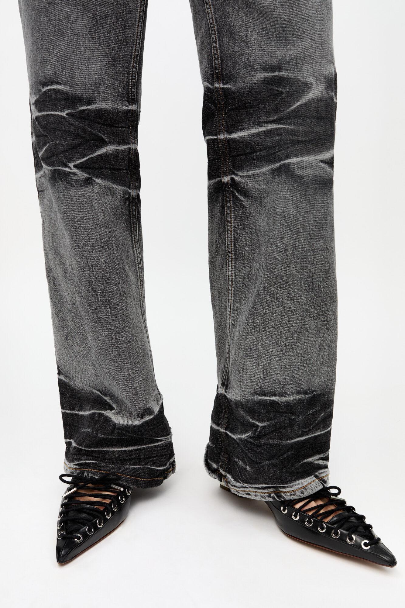 Grey Washed Izey Jeans Product Image