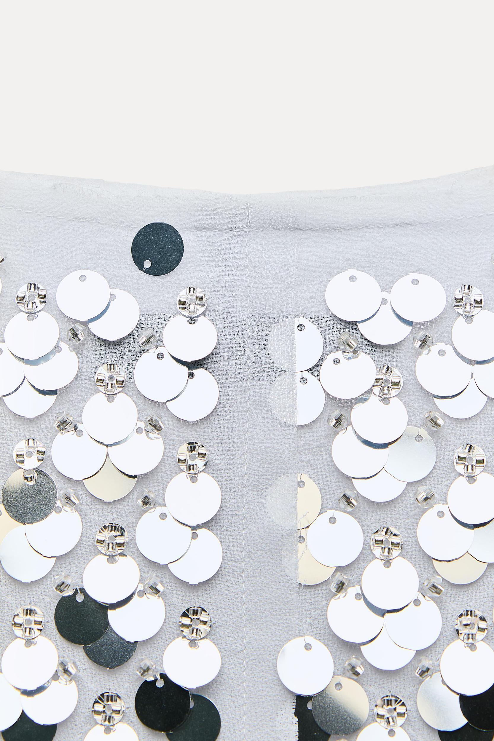 SEQUIN TOP ZW COLLECTION Product Image