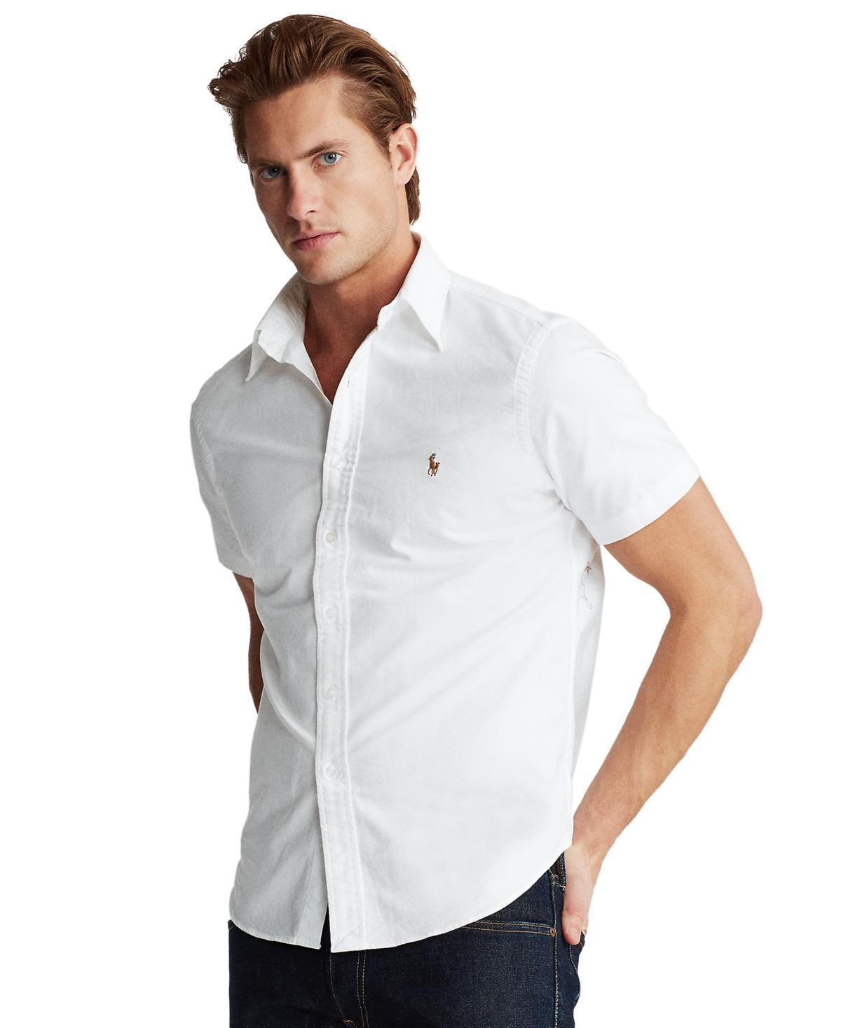 Mens Oxford Short-Sleeve Sport Shirt Product Image
