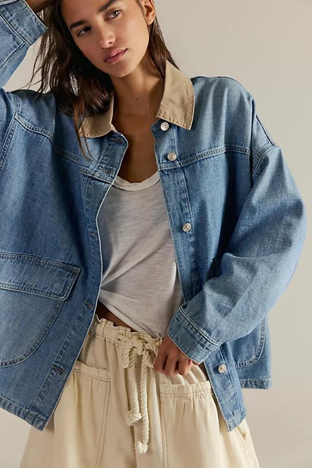 We The Free Lemon Denim Jacket Product Image
