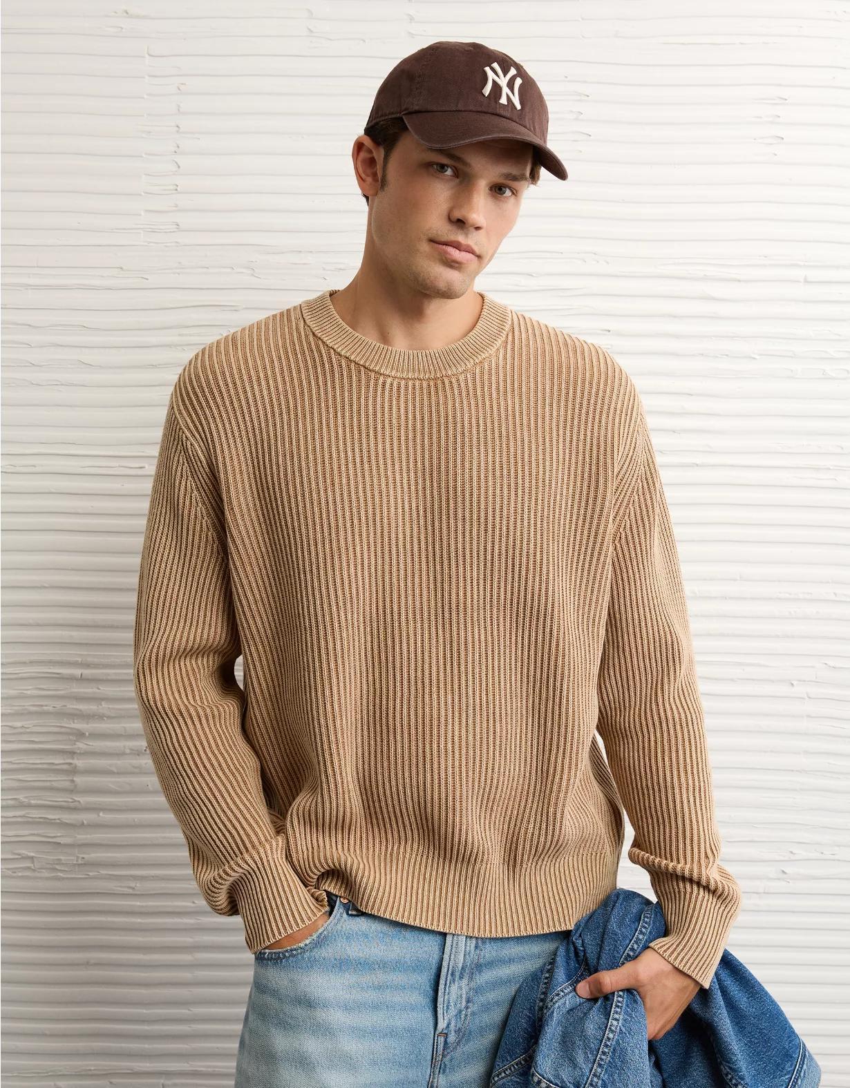 AE Fisherman Crew Neck Sweater Product Image