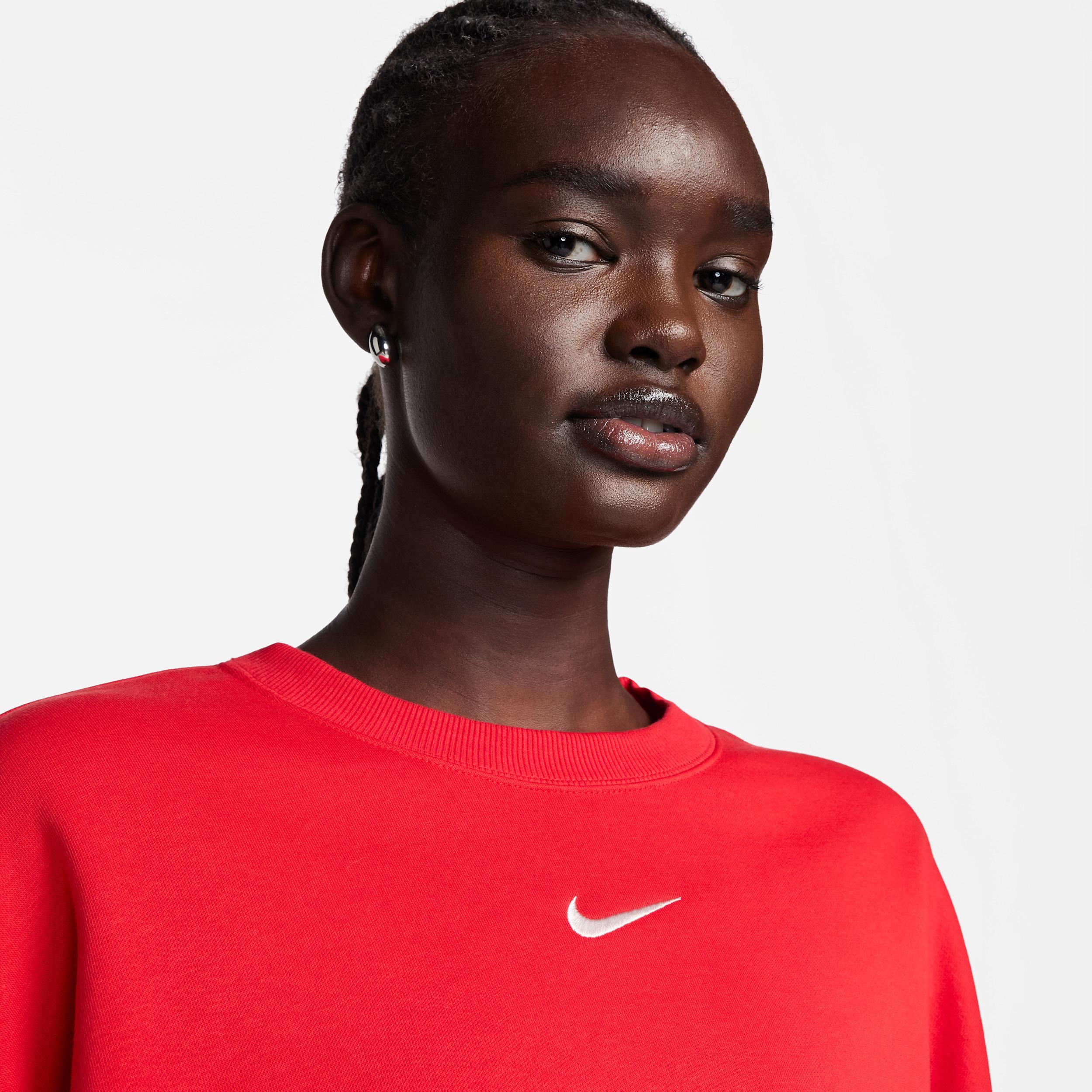 Nike Womens Sportswear Phoenix Fleece Oversized Crewneck Sweatshirt Product Image