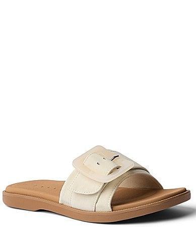Reef Womens Sunny Emma Cushion Buckled Slides Product Image
