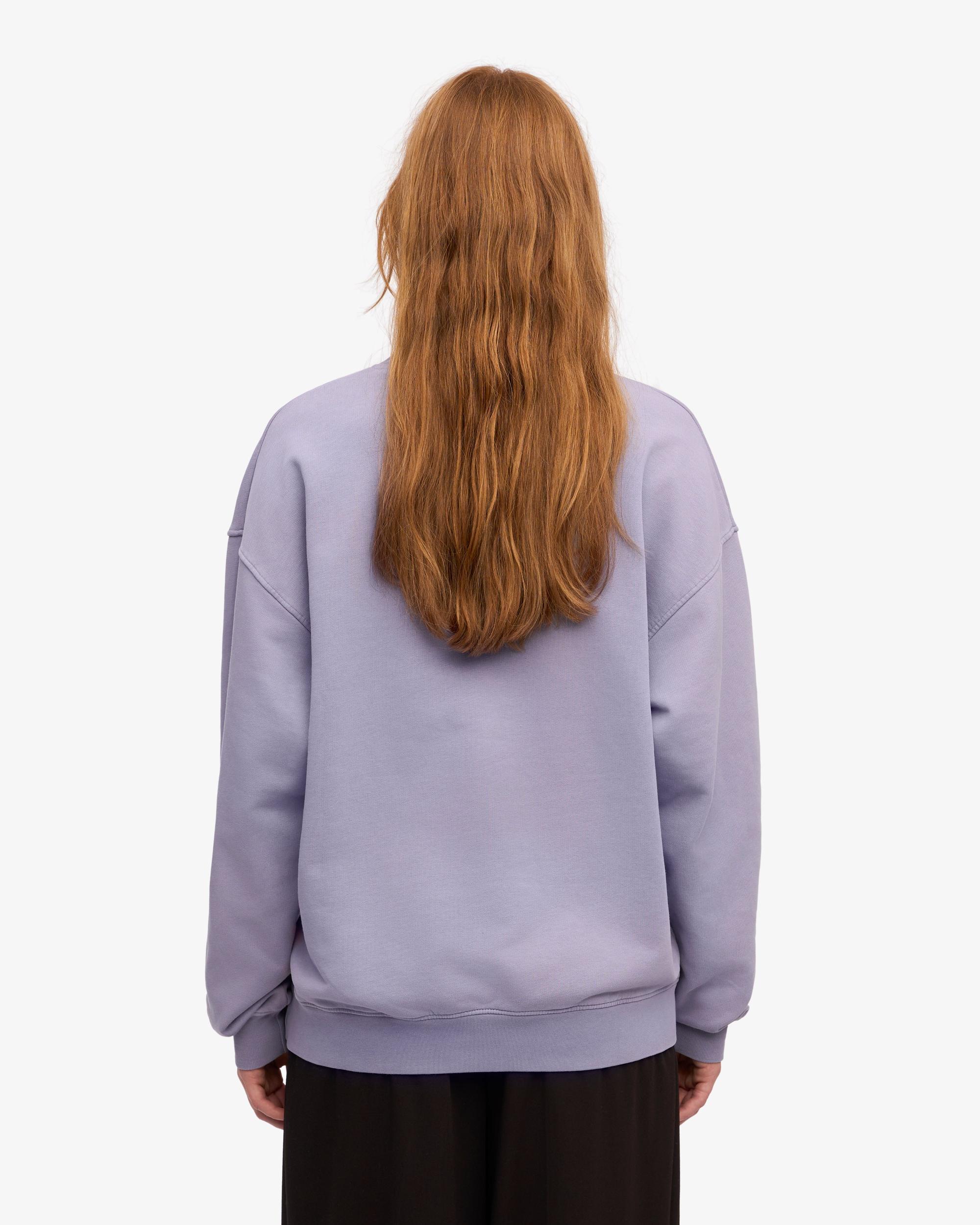 Organic Oversized Crew - Purple Jade Product Image
