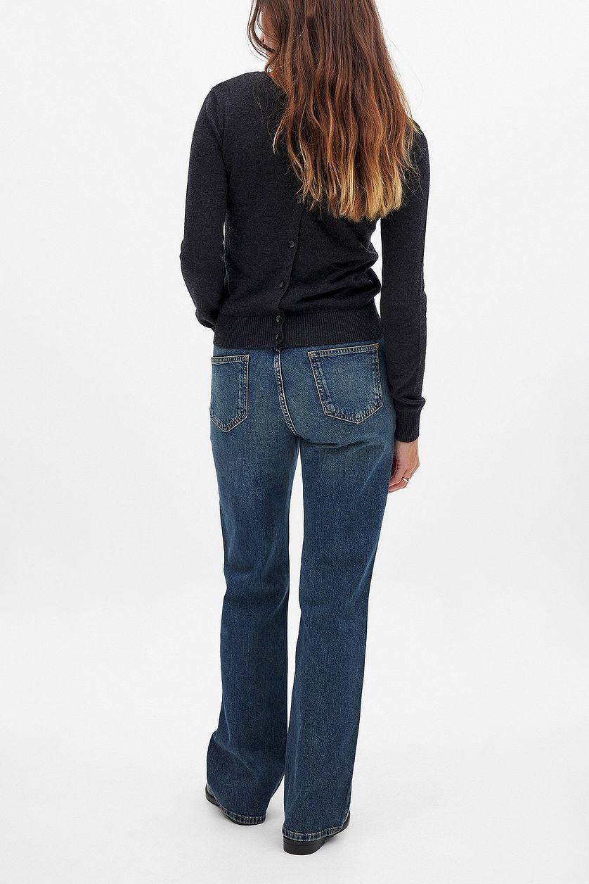 Straight Mid Waist Jeans Product Image
