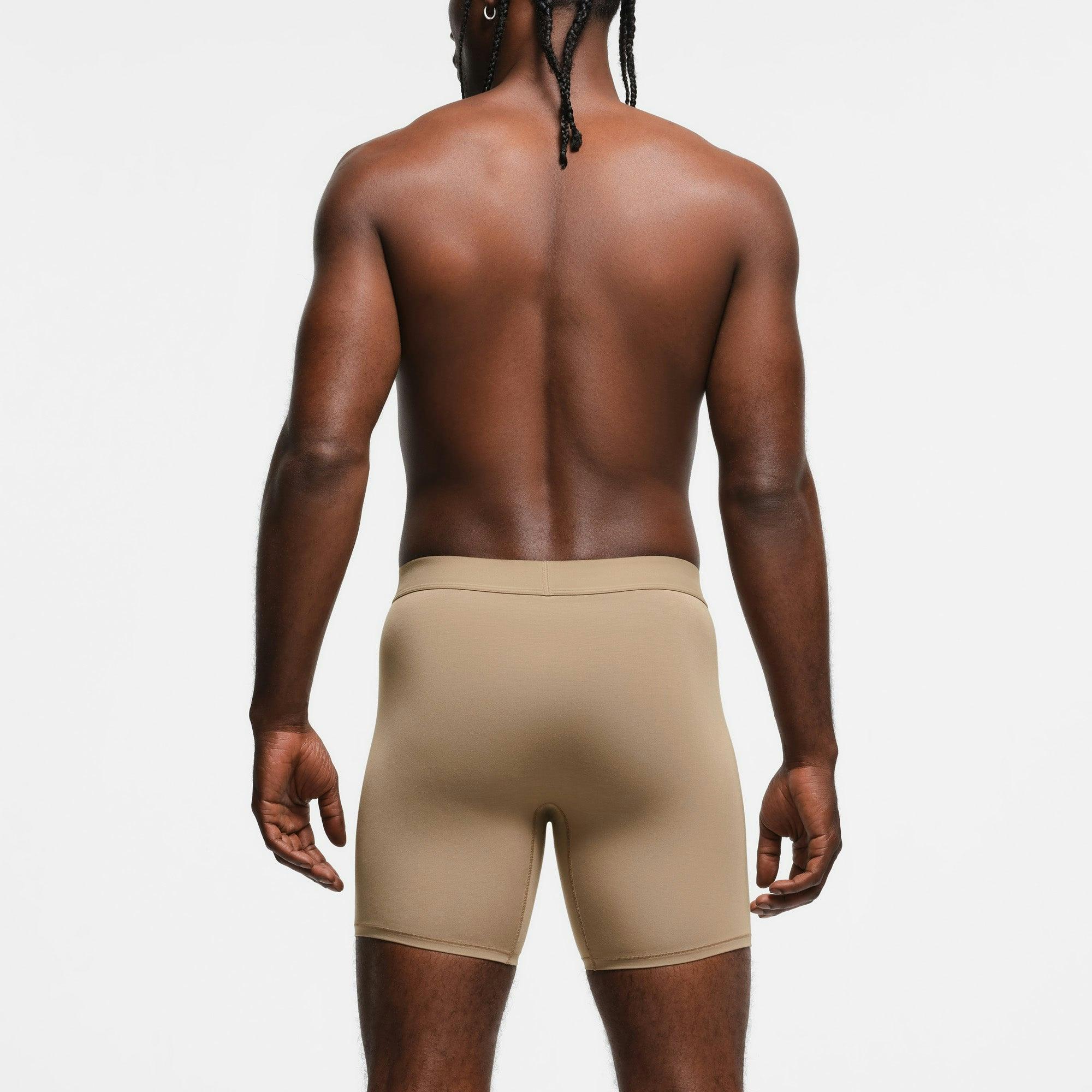SKIMS STRETCH MENS CLEAN WAISTBAND 5" BOXER BRIEF 3-PACK | DESERT MULTI Product Image