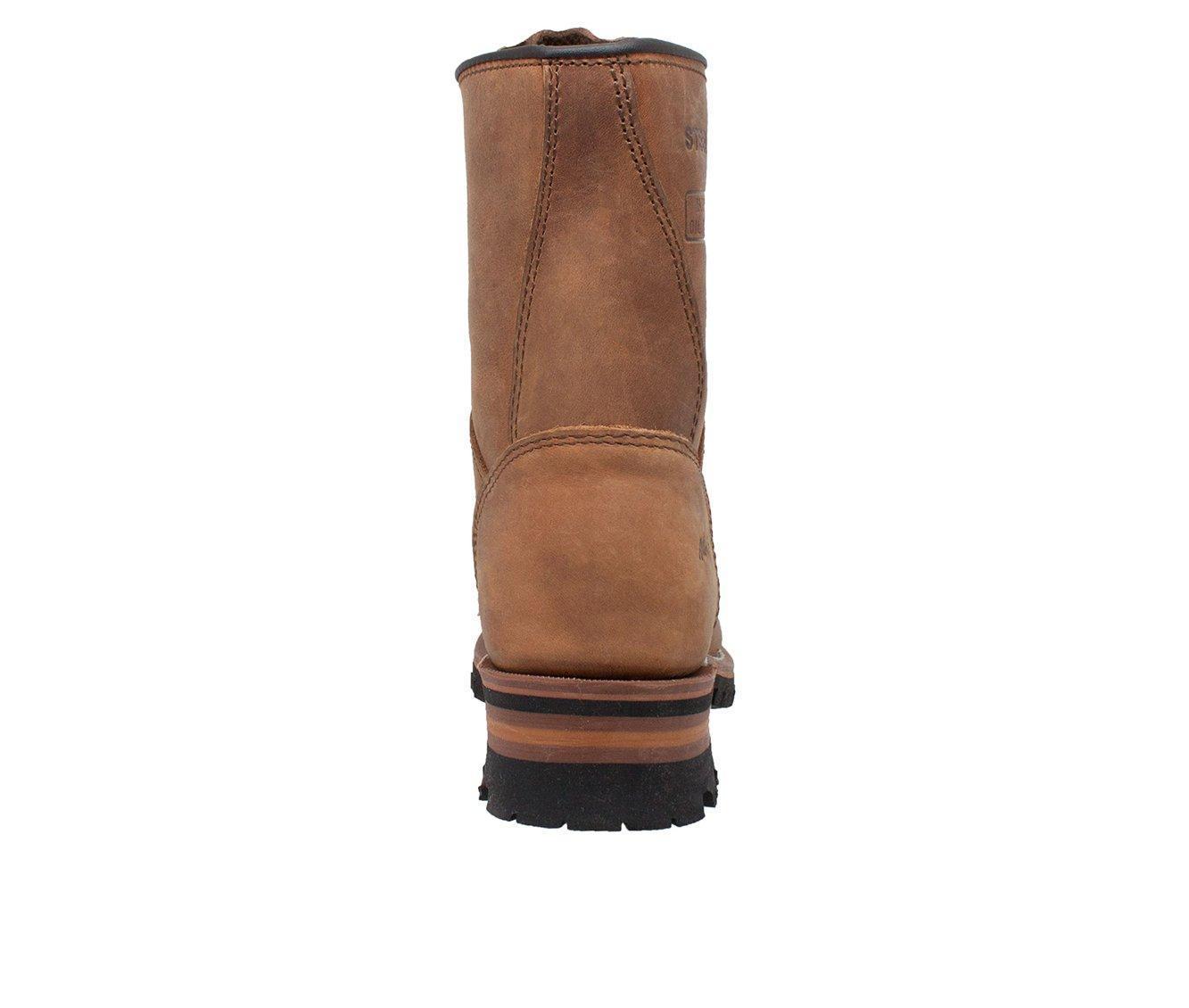 Women's AdTec 9" Steel Toe Logger Work Boots Product Image