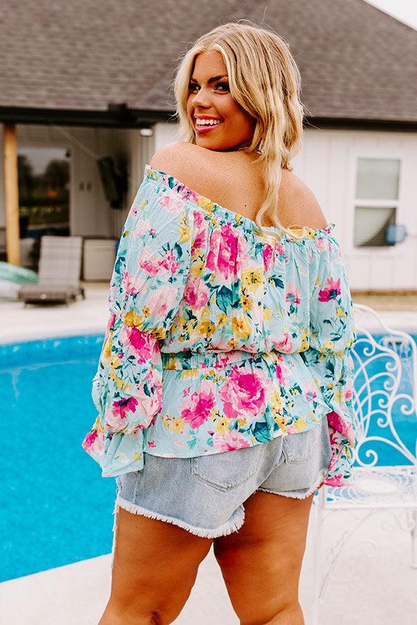 Sandy Shores Off Shoulder Top Curves Product Image