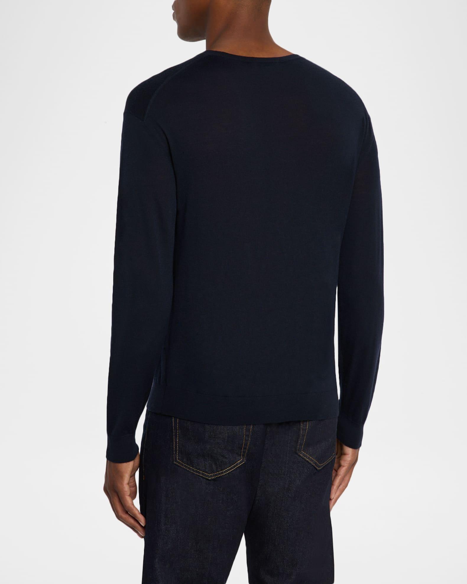Men's Superfine Wool and Cashmere Crewneck Sweater Product Image