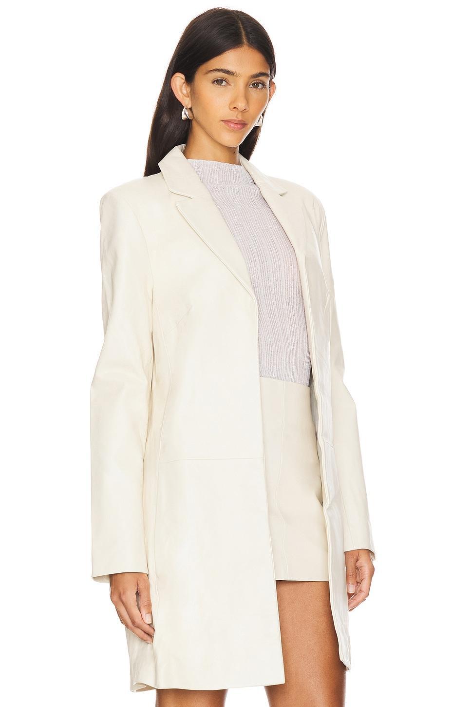 Leather Longline Jacket St. Agni Product Image