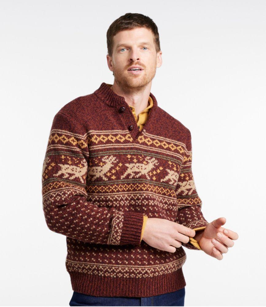 
                            Men's L.L.Bean Classic Ragg Wool Fair Isle Henley Sweater
                         Product Image