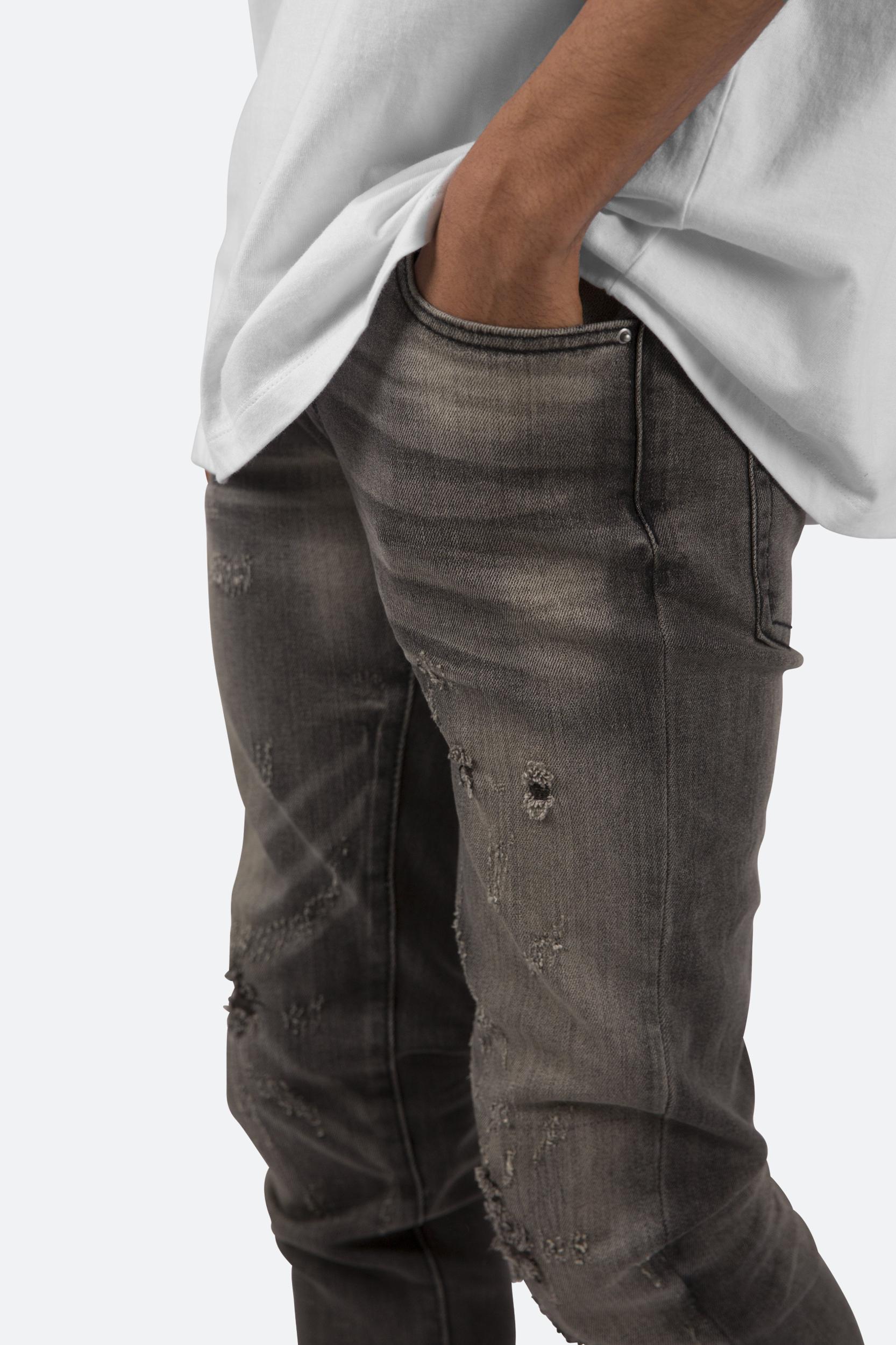 X145 Skinny Denim - Grey Product Image