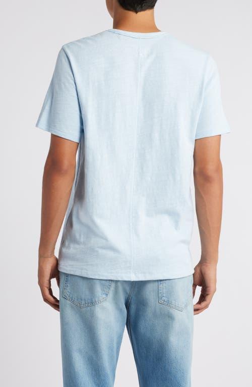 rag & bone Men's Classic Flame Slub Cotton T-Shirt in Light Blue at Nordstrom, Size Medium Product Image