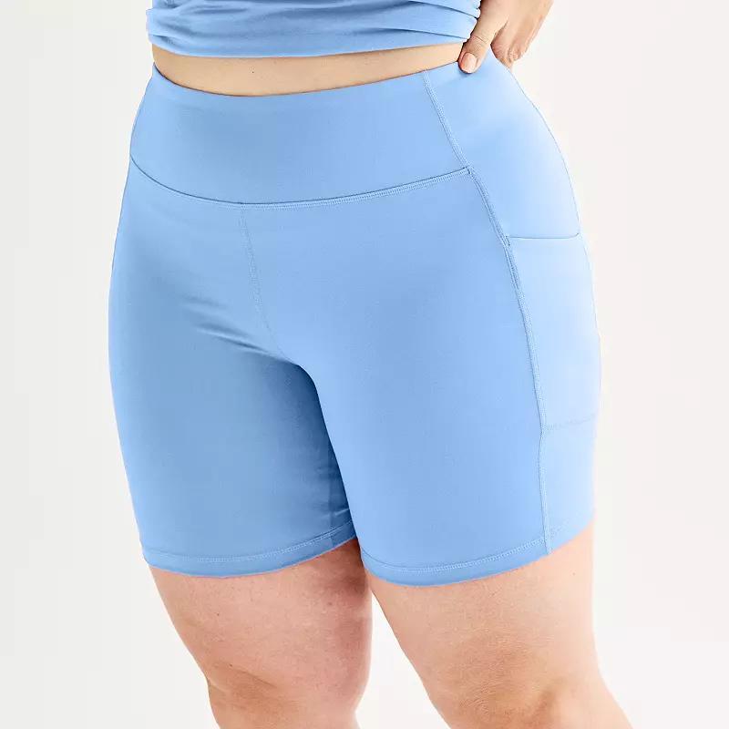 Plus Size Tek Gear Ultrastretch 7-in. Bike Shorts, Womens Product Image