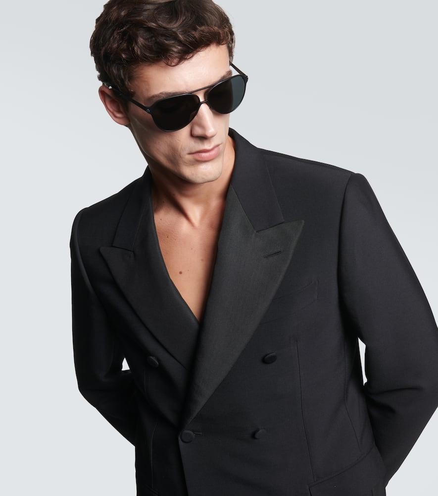 SAINT LAURENT Sl 734 Round Sunglasses In Black Product Image