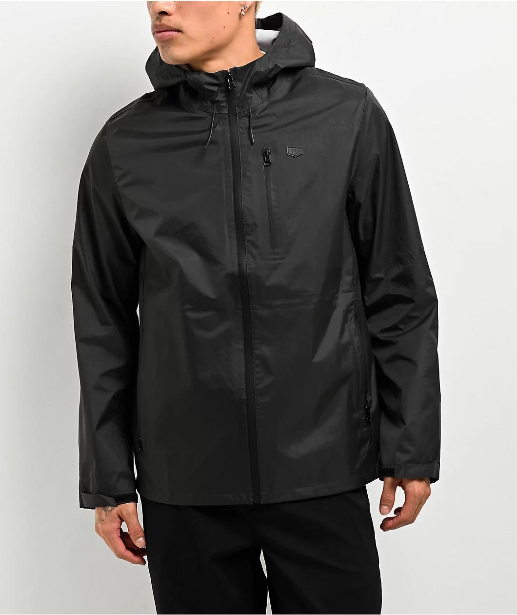 Dravus Tidal Black Rain Jacket Product Image
