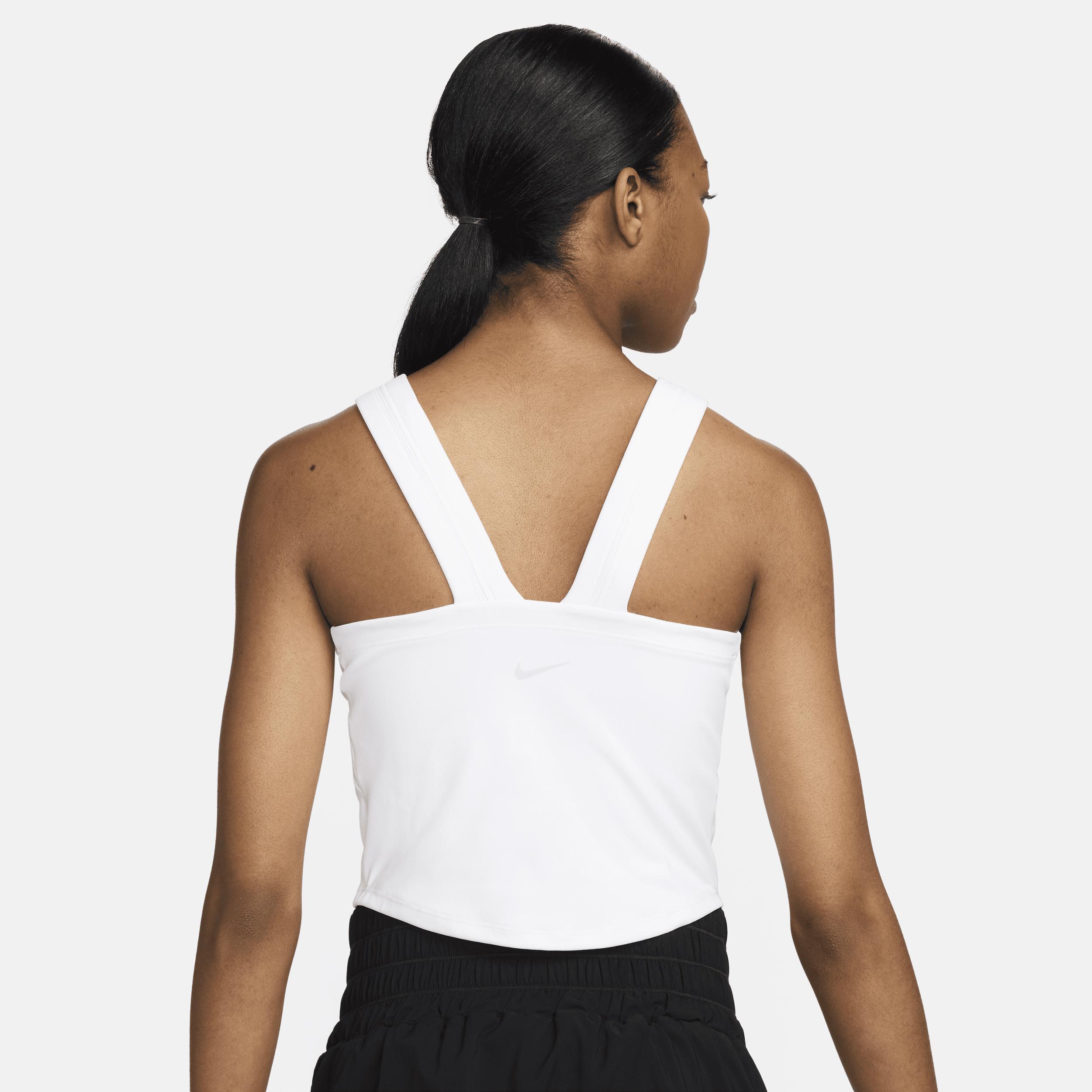 Nike Women's One Fitted Dri-FIT Strappy Cropped Tank Top Product Image