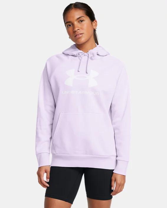 UA Rival Fleece Big Logo Womens Hoodie Product Image