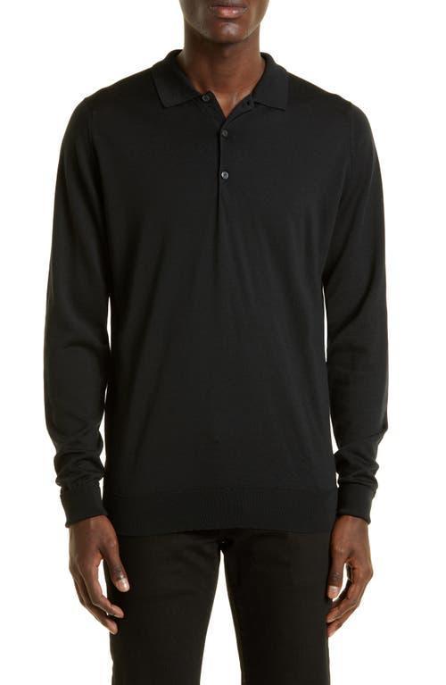 Mens Cotswold Merino Wool Polo Shirt Product Image