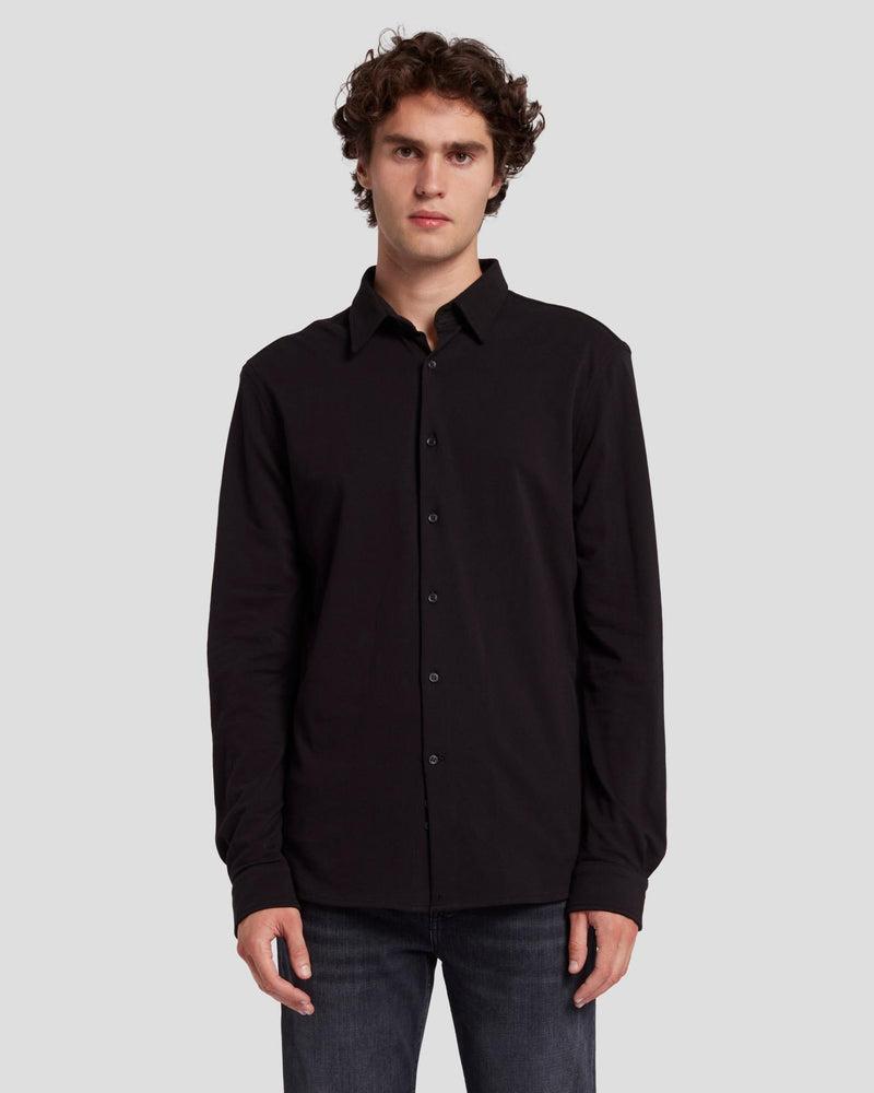 Pique Knit Button Down Product Image