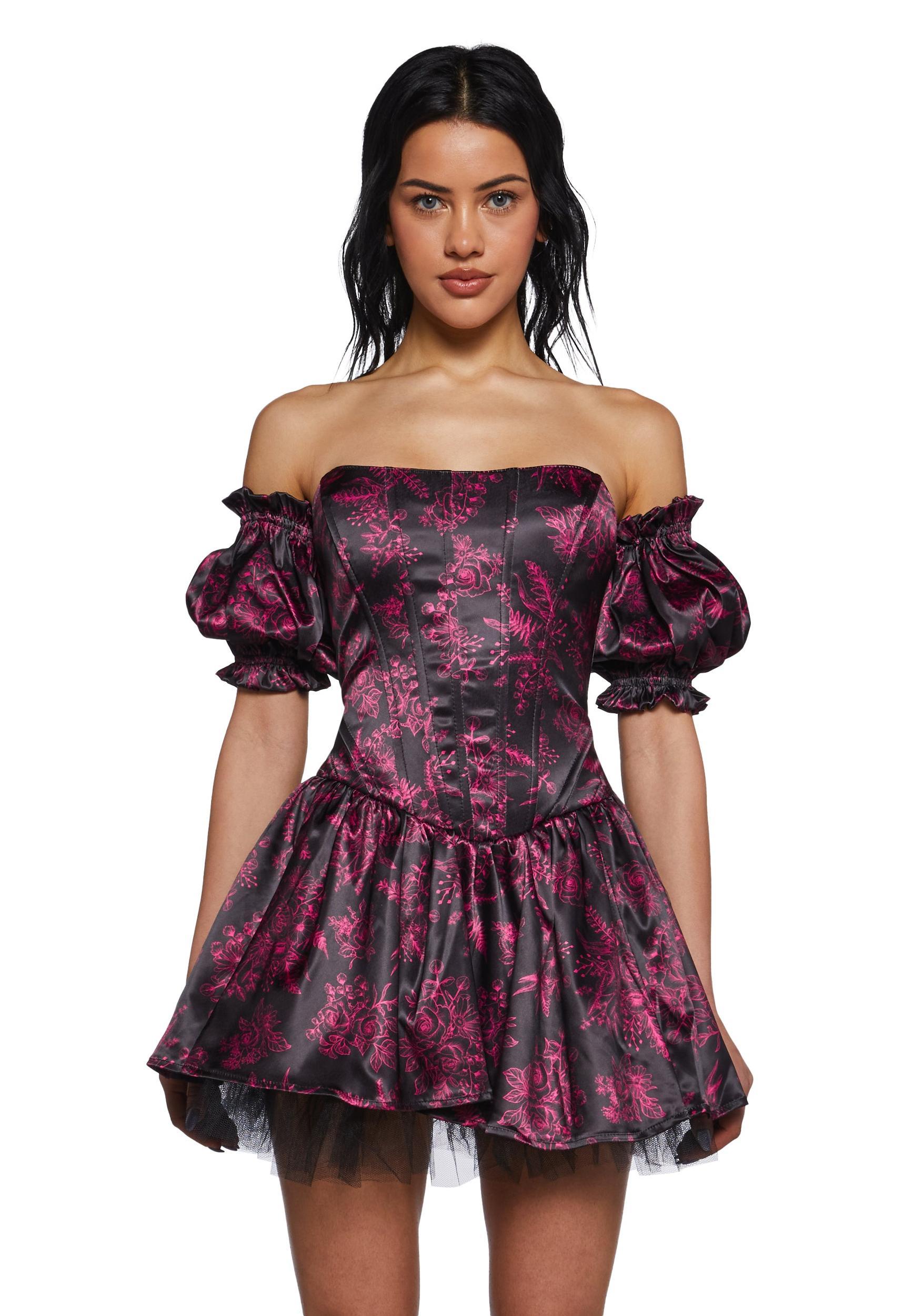 Holding Court Corset Dress - Black Baby Product Image
