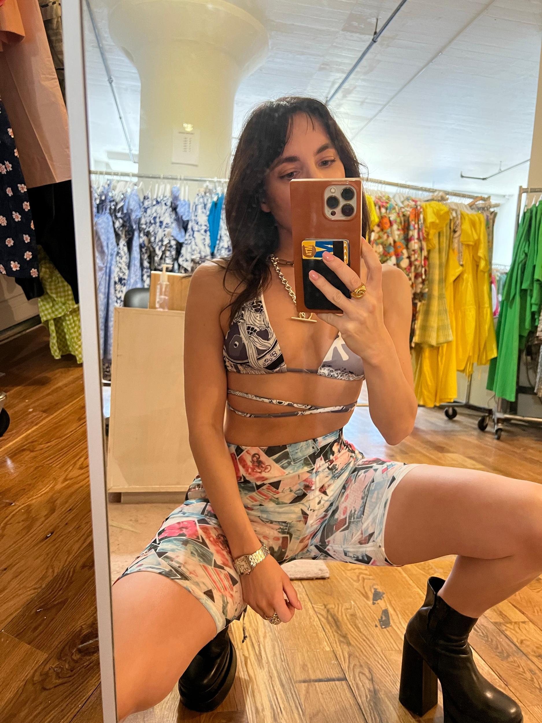 String Bikini Top - Graphic Parade Product Image