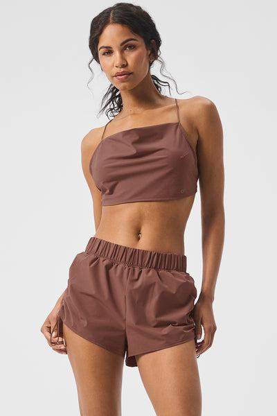 Cropped Megastar Tank - Chestnut Product Image