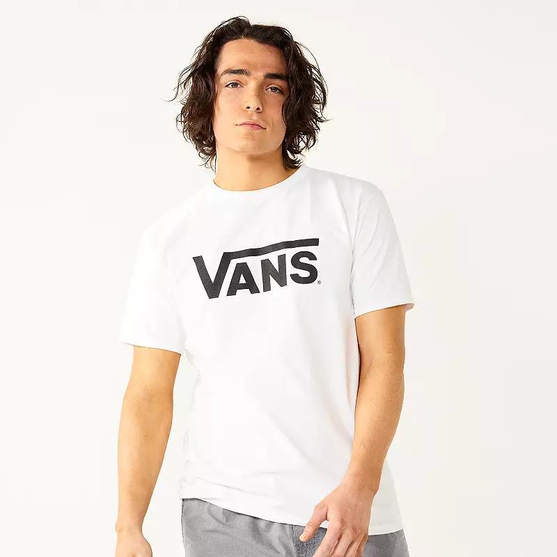 Men's Vans® Barbro Short Sleeve Graphic Tee, Size: Small, White Black Product Image