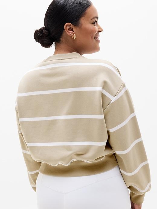 Heavyweight Terry Crop Crew Sweatshirt Product Image