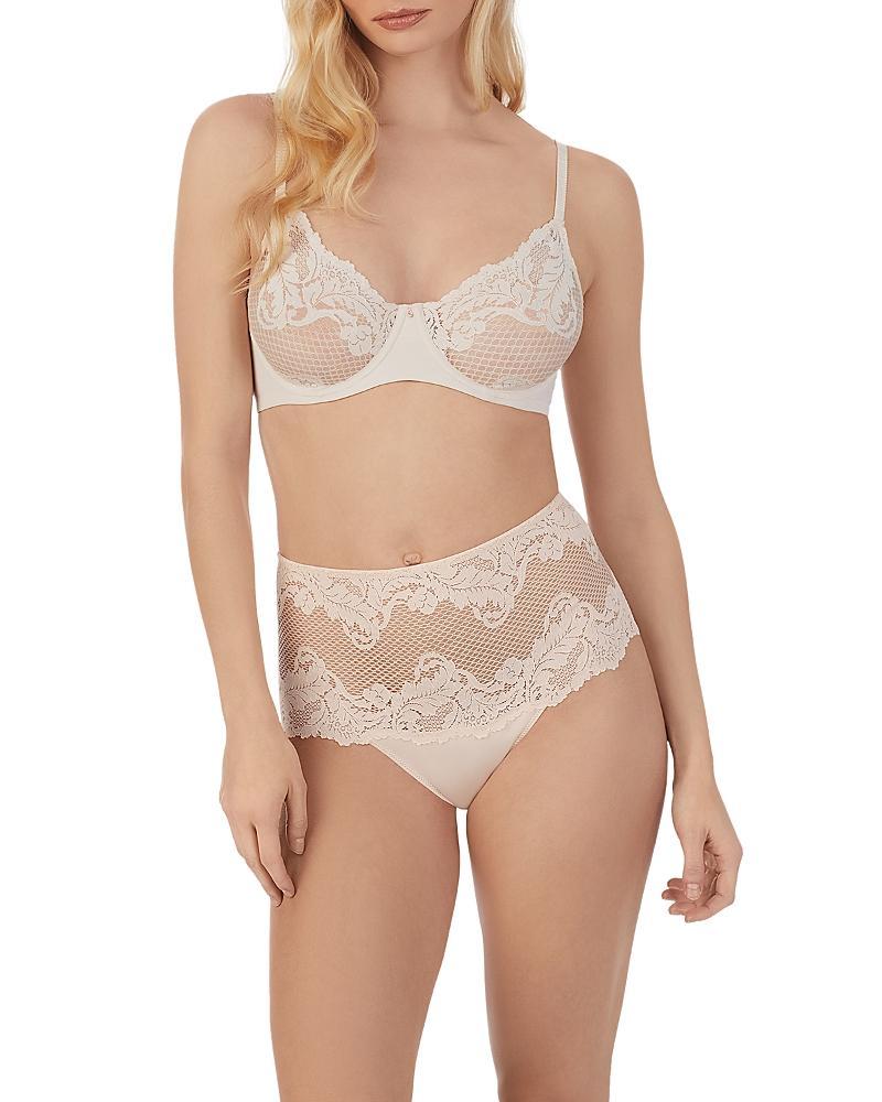 Le Mystere Lace Allure Unlined Scoop Neck Adjustable Bra Product Image