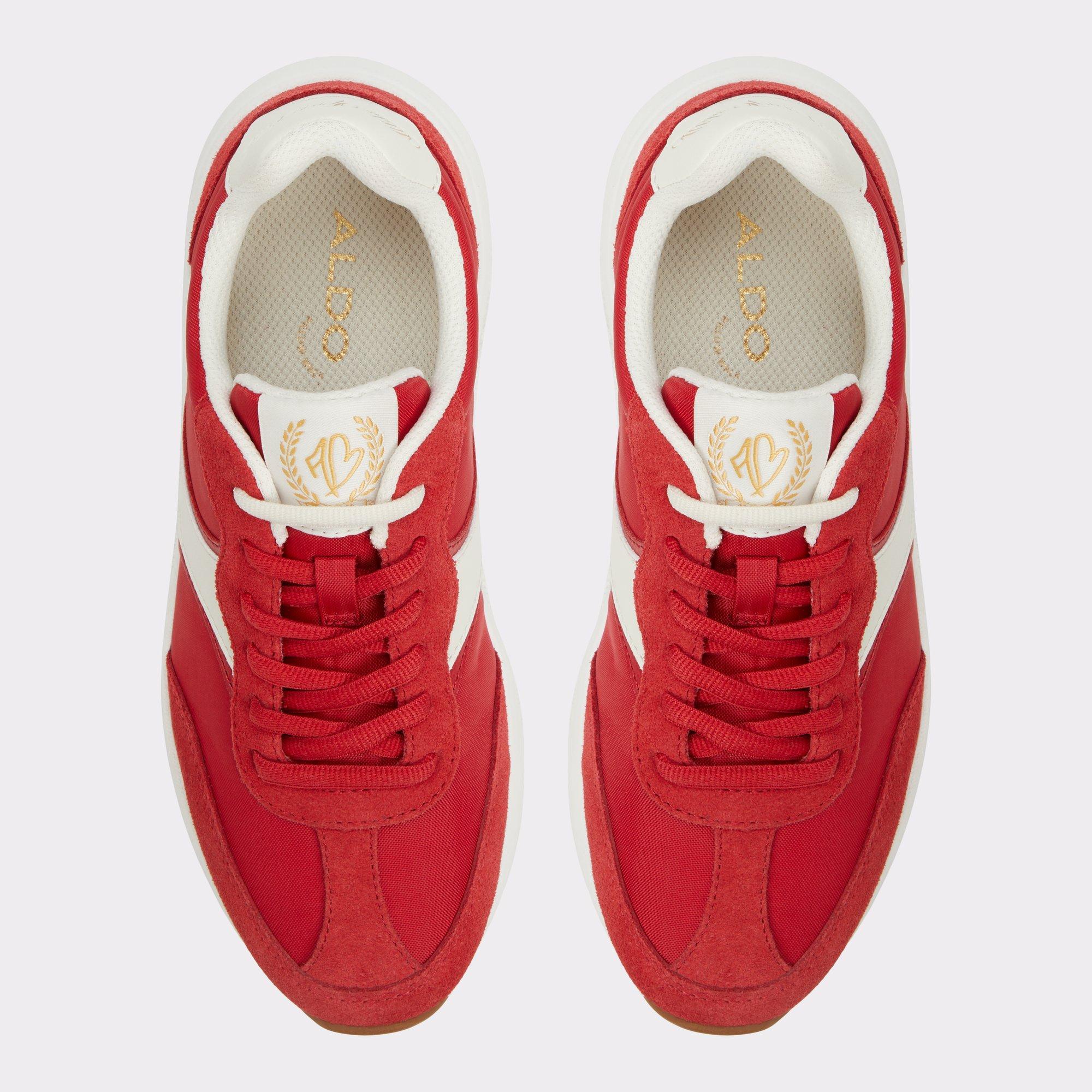 ALDO Clubchic - Women's Low Top Sneaker Sneakers - Red, Size 7 Product Image