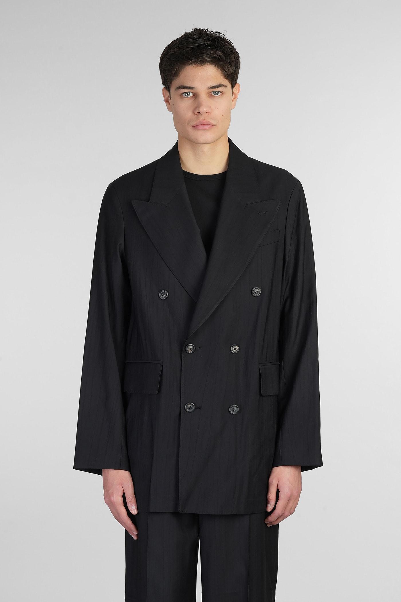 OUR LEGACY Black Sharp Db Blazer Product Image