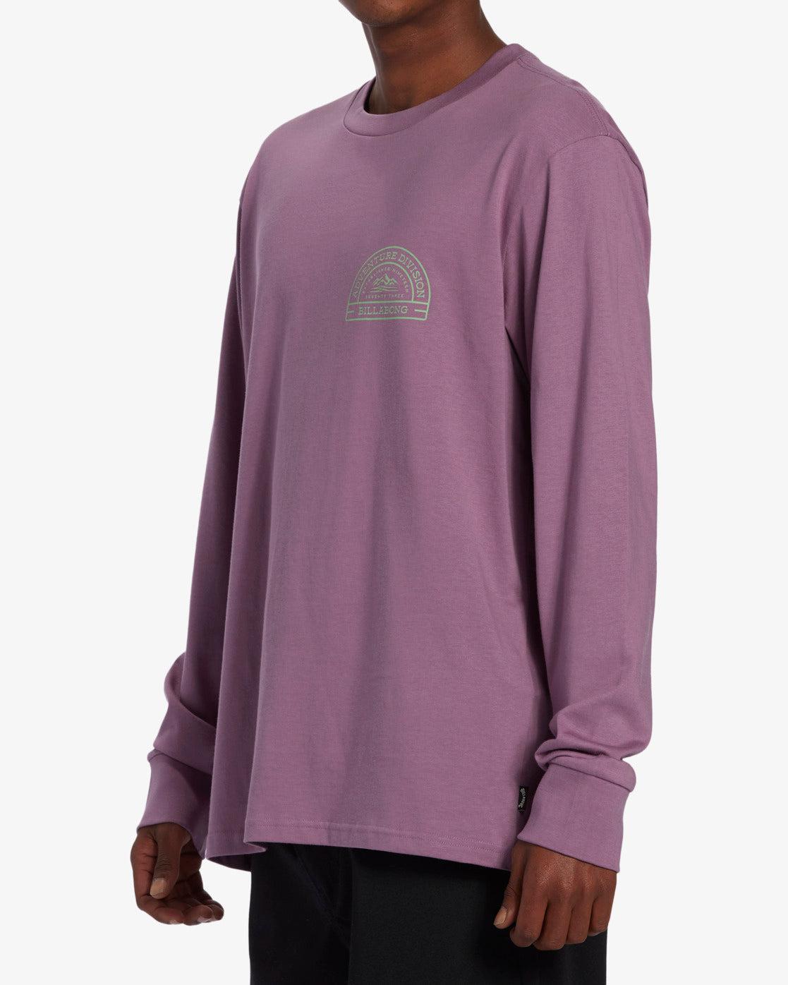 Sun Up Long Sleeve T-Shirt - Plum Male Product Image
