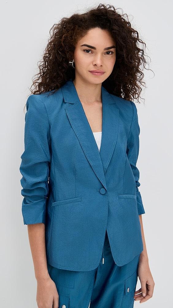 Cinq à Sept Tumbled Woven Khloe Blazer | Shopbop Product Image