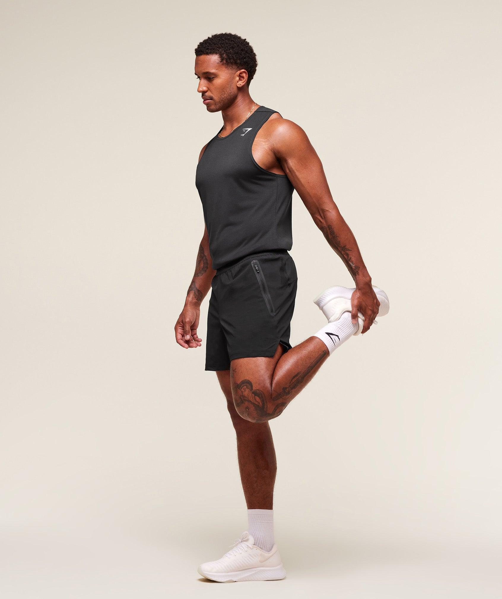 Gymshark Fit Elite 5" Shorts - Black Male Product Image