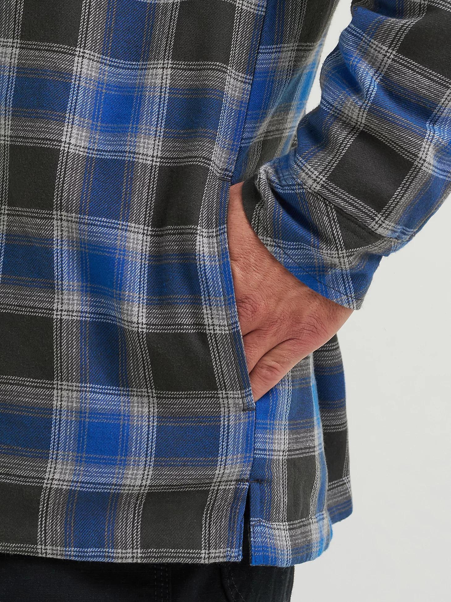 Wrangler® RIGGS Workwear® Hooded Flannel Work Jacket | Men's JACKETS & OUTERWEAR | Wrangler® Product Image