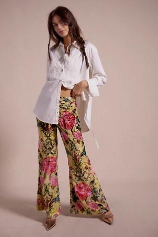 Night Sky Burnout Velvet Pants Product Image